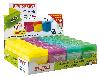 Keep Color Pastel taille-crayon mtal 2 trous. Display 20 pices
